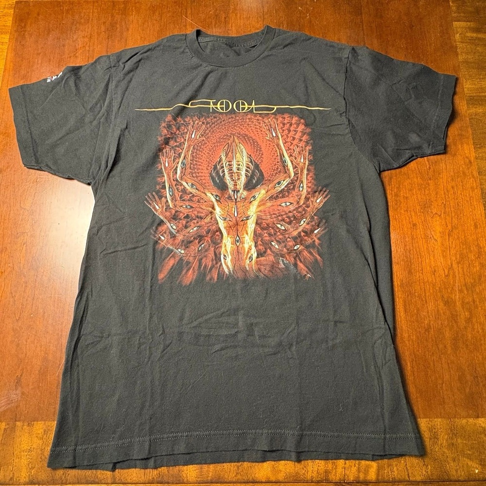 Tool Fear Inoculum 2022 US Tour Double Sided Black T-Shirt 21x28